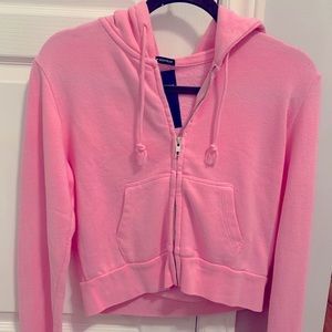 Bubblegum Pink Brandy Melville Crystal Hoodie